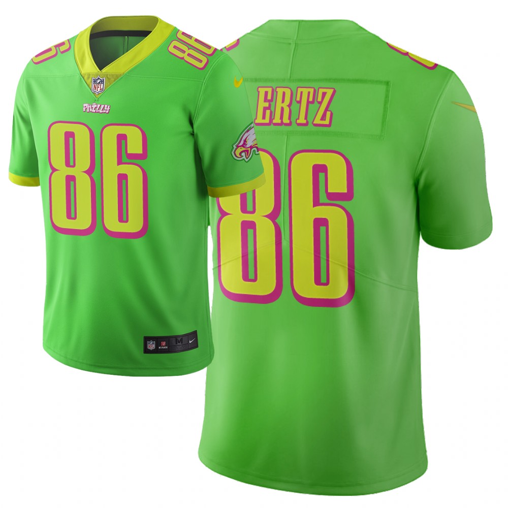 Men Nike NFL Philadelphia Eagles #86 zach ertz Limited city edition green jersey